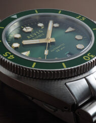 Aevig Huldra green custom-made watch
