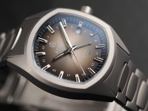 Aevig Thule GMT sportswatch, titanium watch